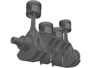 Engine Diesel 3D Model
