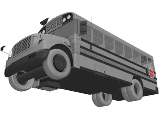 School Bus 3D Model