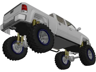 GMC Sierra [Lifted] 3D Model