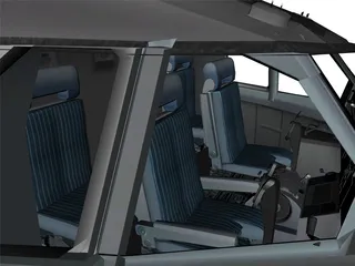 Airbus A300-600 Cockpit 3D Model