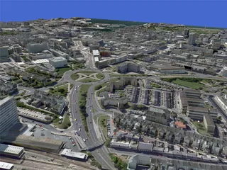 Plymouth City (UK) 3D Model