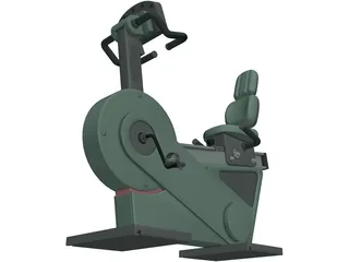 Exercise Bike Recline XT 3D Model