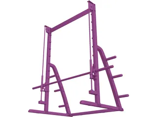 Simulator Rack 3D Model