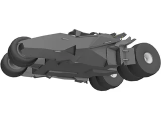 Batman Tumbler Car 3D Model