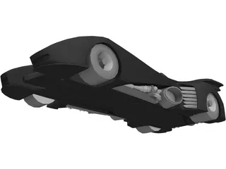 Batman Car 3D Model