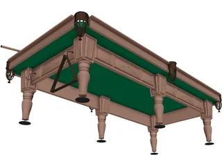 Billiard Table Rio 3D Model