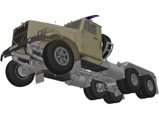 KrAZ 256 B1 3D Model