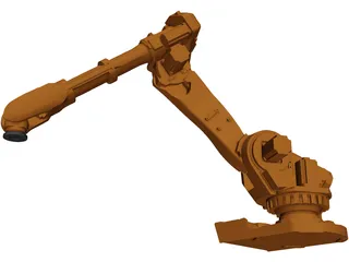 Robot 6 Axis 3D Model