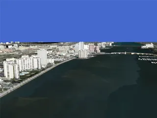 West Palm Beach City 3D Model