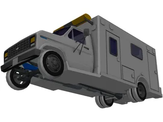 Ford Ambulance 3D Model
