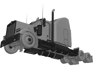 Kenworth W900L (2006) 3D Model