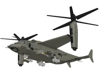 Bell-Boeing V-22 Osprey 3D Model