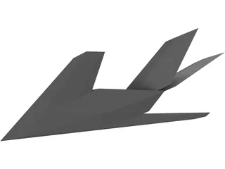 F-117 3D Model