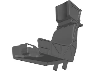 F-18 Seat 3D Model