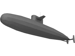 Submarine 3D Model