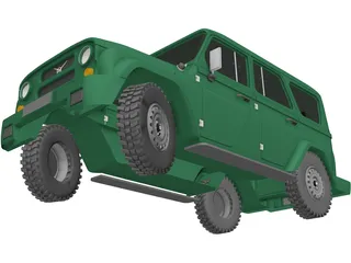 UAZ Hunter 3D Model