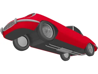 Jaguar E-type 3D Model