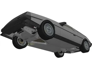 DMC DeLorean (1980) 3D Model