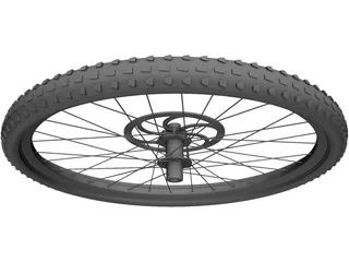 Wheel MTB Front 3D Model