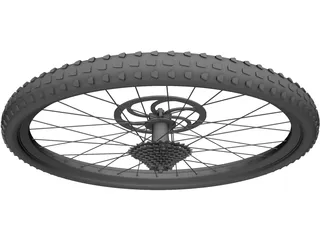 Wheel MTB Rear 3D Model