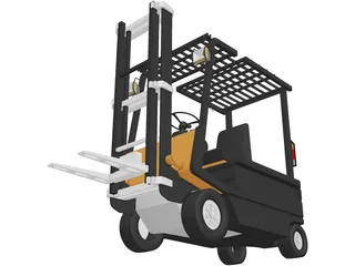 Forklift 3D Model