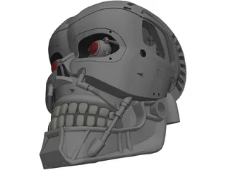 Terminator Head 3D Model