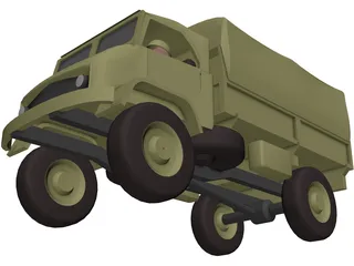 Mercedes-Benz Unimog 404 3D Model