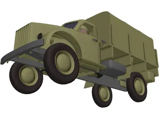 GAZ 63 3D Model
