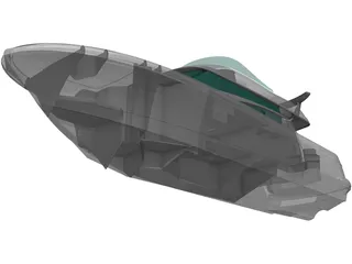 Janneau Motorboat P46 3D Model