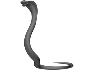 COBRA DOWNLOAD COBRA 3d model animated for  blender-fbx-unity-maya-unreal-c4d-3ds max - 3D printing SNAKE COBRA SNAKE