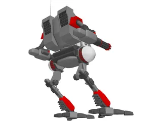 Vulture Mech 3D Model