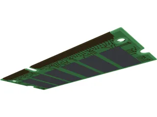 DIMM 3D Model