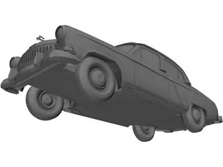 Gaz-21 Volga (1958) 3D Model