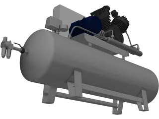 Hertz Compressor 3D Model