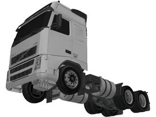 Volvo FH12 Globetrotter (2006) 3D Model