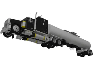 Peterbilt Truck 3D Model