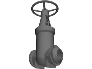 Gate Valve 3D Model