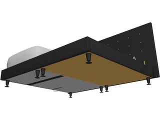 Adjustable Bed 3D Model