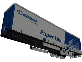 Trailer Krone 3D Model