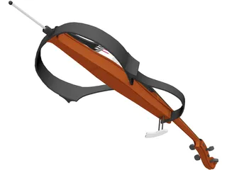 Electronic Cello 3D Model