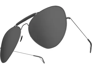 Rayban Sunglasses 3D Model