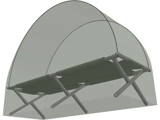 Folding Bed 3D Model