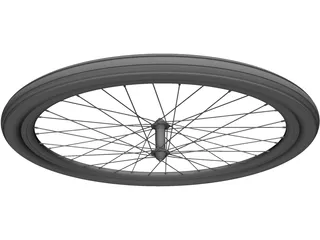 Front Wheel Bicycle 28 3D Model