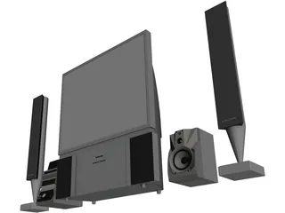 Toshiba Television 3D Model