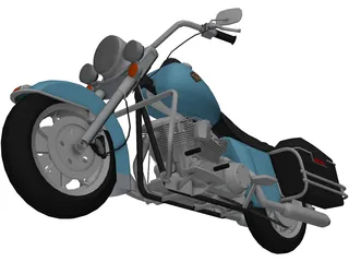 Harley-Davidson Road King 3D Model