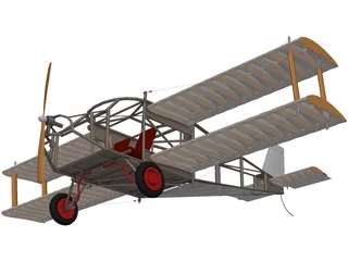 Biplane (1930) 3D Model