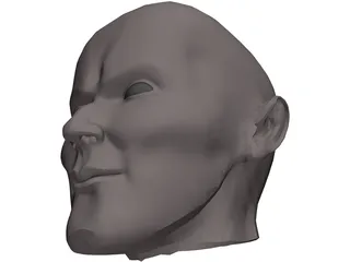 Head Man 3D Model