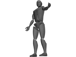 Crash Test Dummy 3D Model