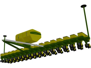 John Deere Corn Planter 3D Model