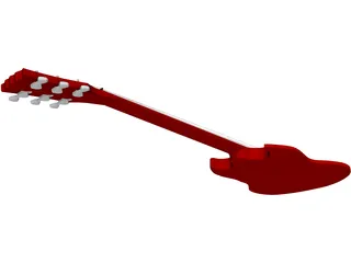 Guitar SG Gibson 3D Model